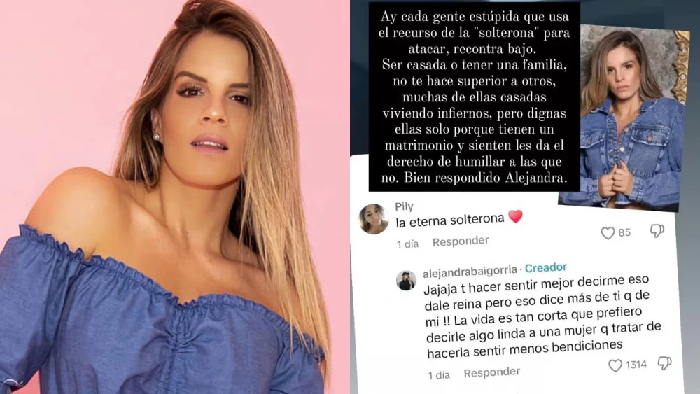 alejandra baigorria responde con fuerza tras ser llamada eterna solterona en redes sociales