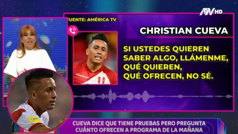 magaly medina ridiculiza a christian cueva por exigir dinero a programa no tiene plata pobrecito