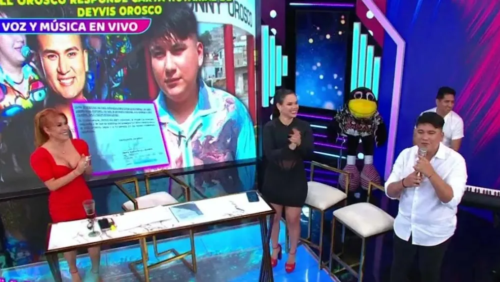 bill orosco dedica eres pecadora a magaly medina en vivo y desata polemica mensaje con indirecta